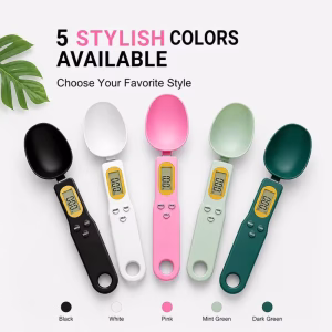 Digital Measuring Spoon 500g/0.5g – LCD Electronic Kitchen Scale for Coffee, Milk, Sugar & Pet Food, Mini Portable Tool