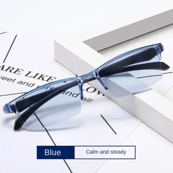Smart Auto Zoom Reading Glasses – Anti-Blue Light Computer Eyewear for Men & Women, Auto Focus +100 to +500, CE Certified