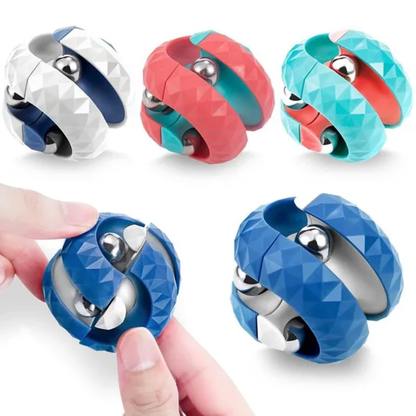 Orbit Ball Toy Fidget Cube – Top Spinning Stress Relief Decompression Toy, Creative Puzzle Gift for Kids & Adults, CE Certified